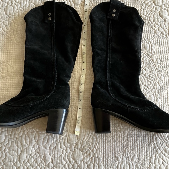 EUC Vaneli black suede boots w/dual wear options. - Picture 8 of 16